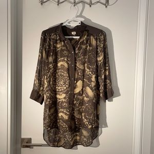 Wilfred Silk Floral Blouse from Aritzia